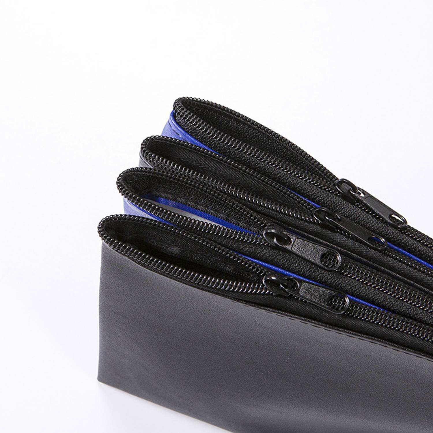 PU Leather Bill Cash Deposit Zipper Storage Bag 4