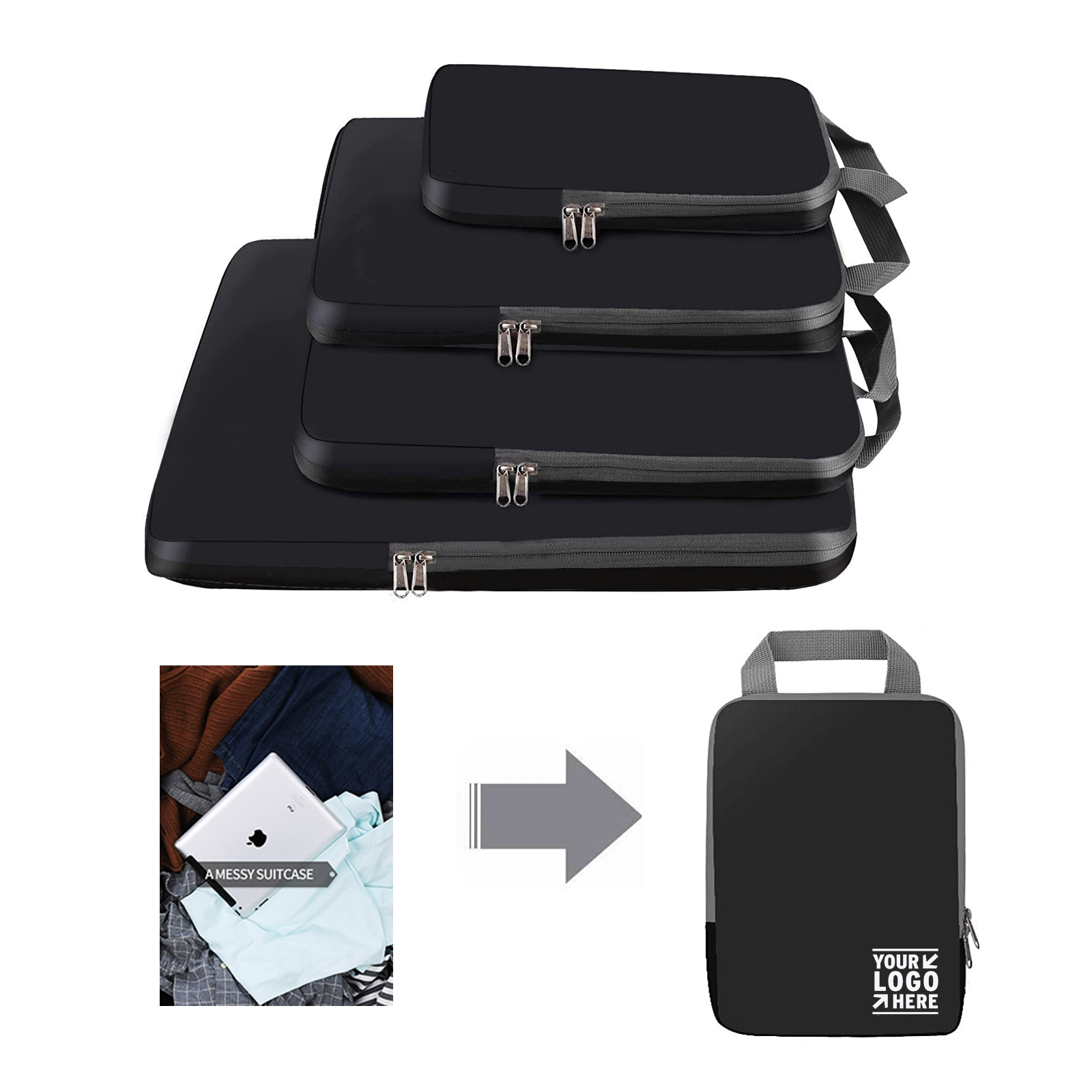 4 Set Compression Packing Cubes 2