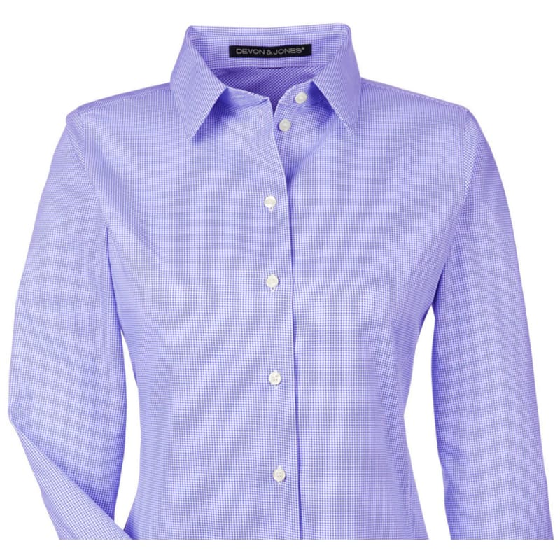 Devon & Jones Ladies' Crown Woven Collection™ Royal Dobby Shirt 8