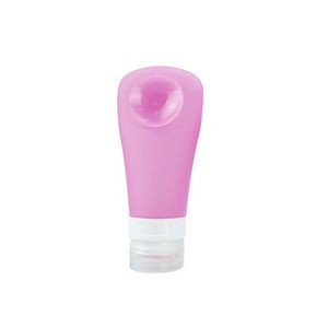 60ml Silicone Travel Bottle With Sucker And Flip Up Lid 3