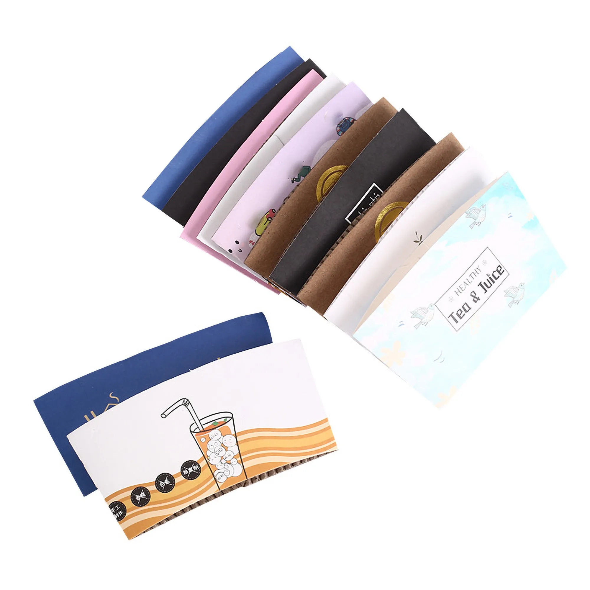 12-16 oz Full-Color Kraft Coffee Cup Sleeve 2