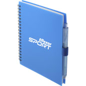 FSC® Recycled 5.5” x 7” Spiral Notebook w/ RPET Pe 62