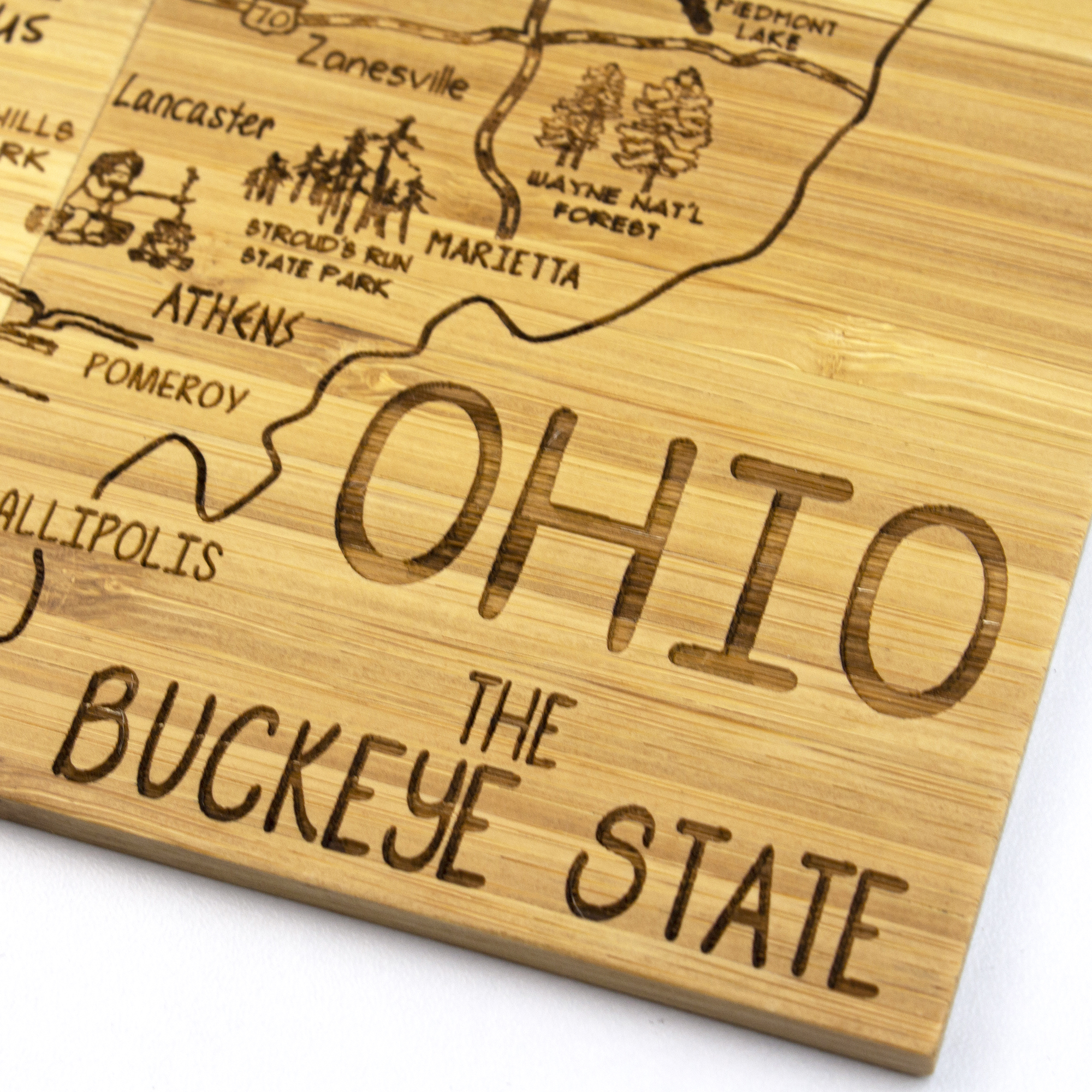 Ohio Puzzle Coaster Set 4