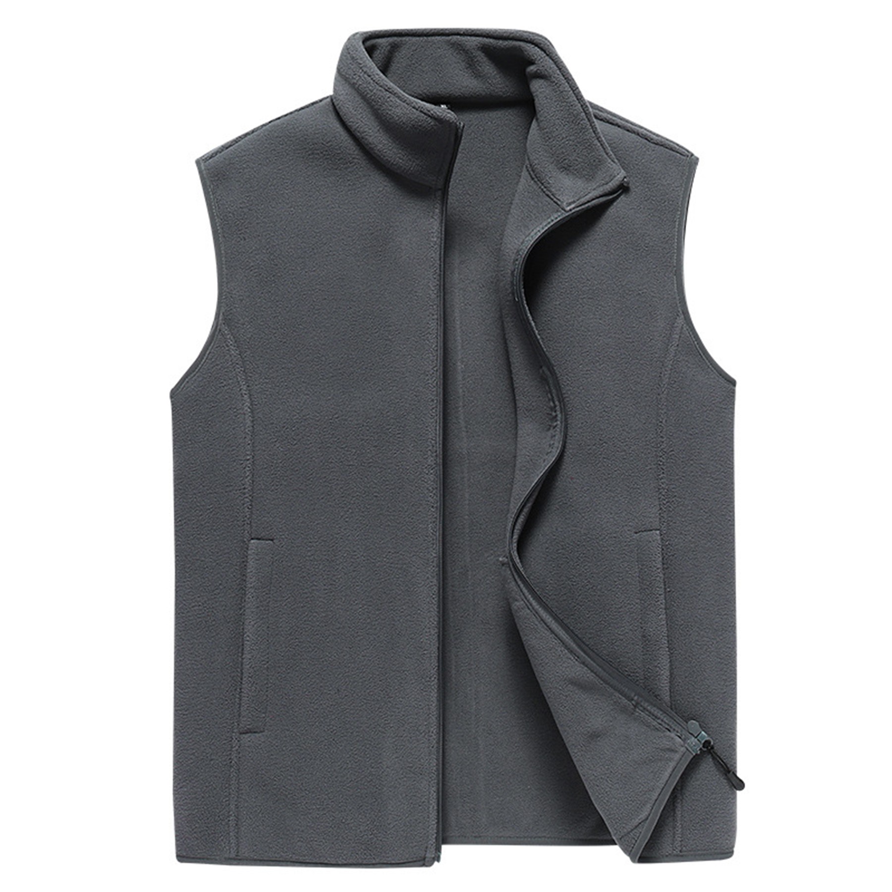 Men's Full-Zip Polar Fleece Vest 6