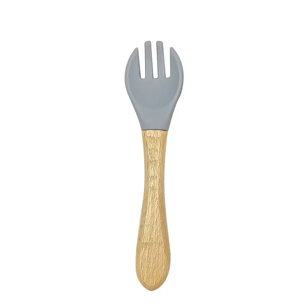 Baby Silicone Fork with Babmoo Handle 6