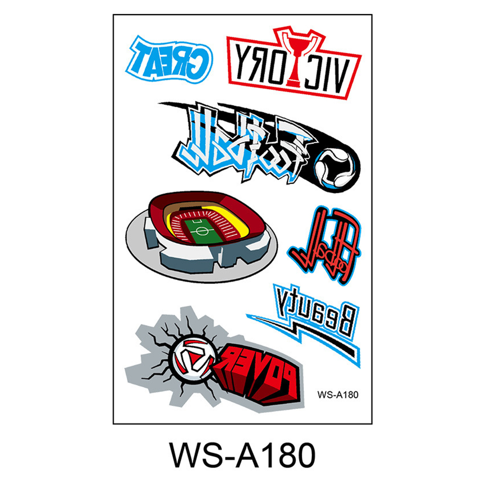 Qatar World Cup Football Fan Tattoo Sticker 9