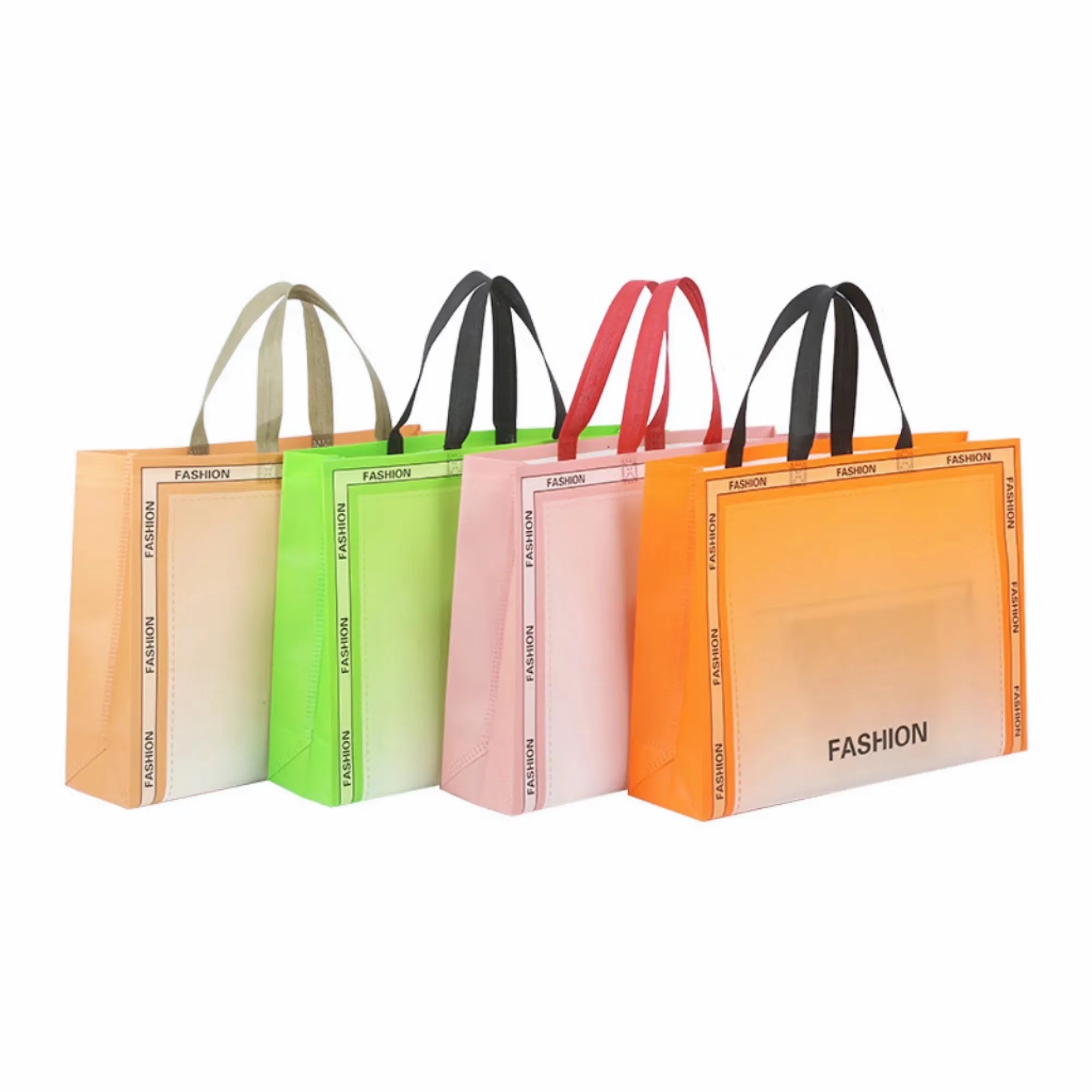 Gradient Color Laminated Non-Woven Tote 10