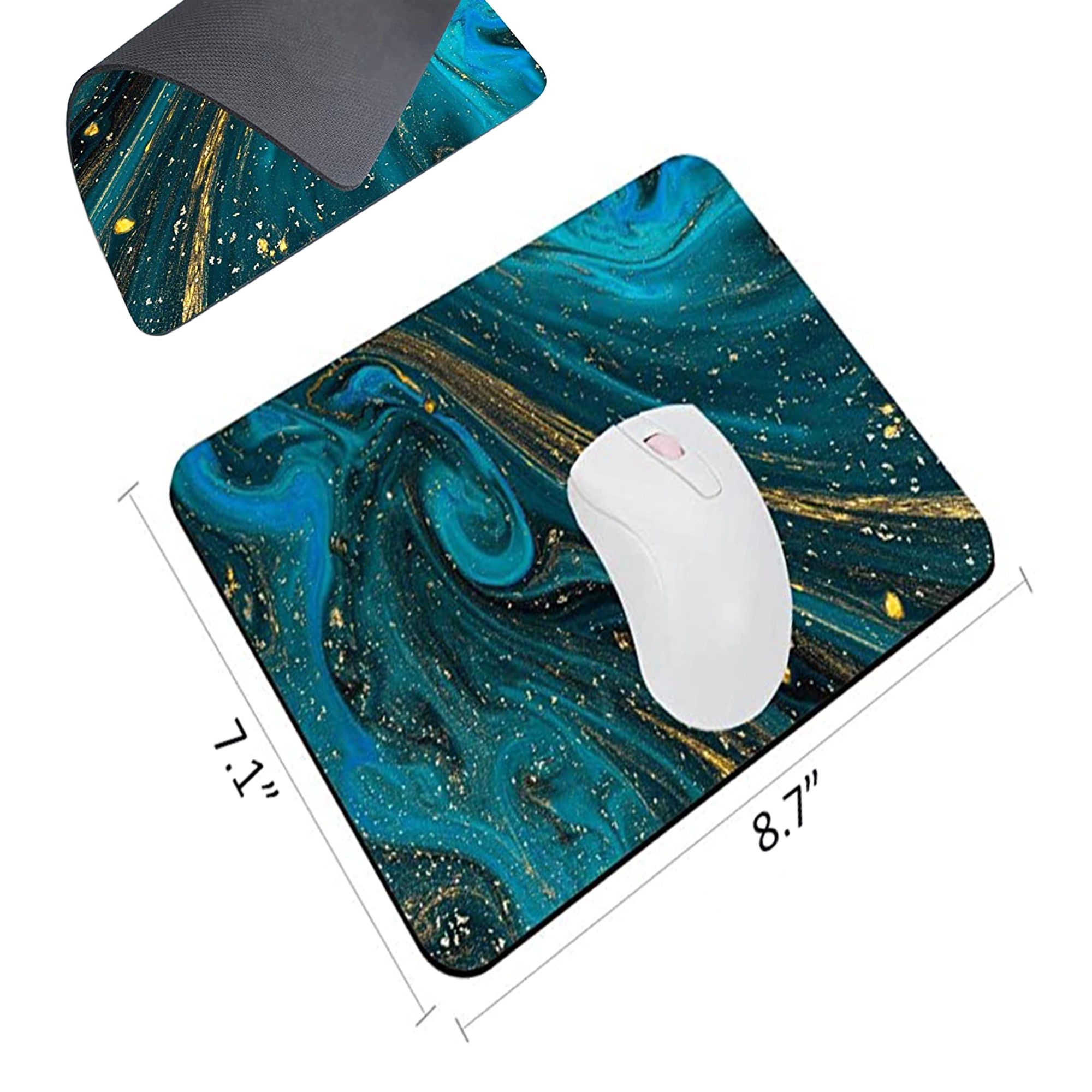 Square Full Color Rubber Mouse Mat 2