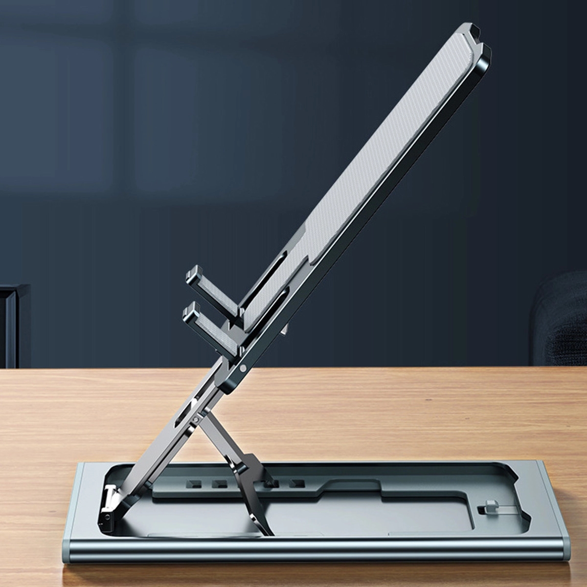 Slim Foldable Desk Cell Phone Stand 2