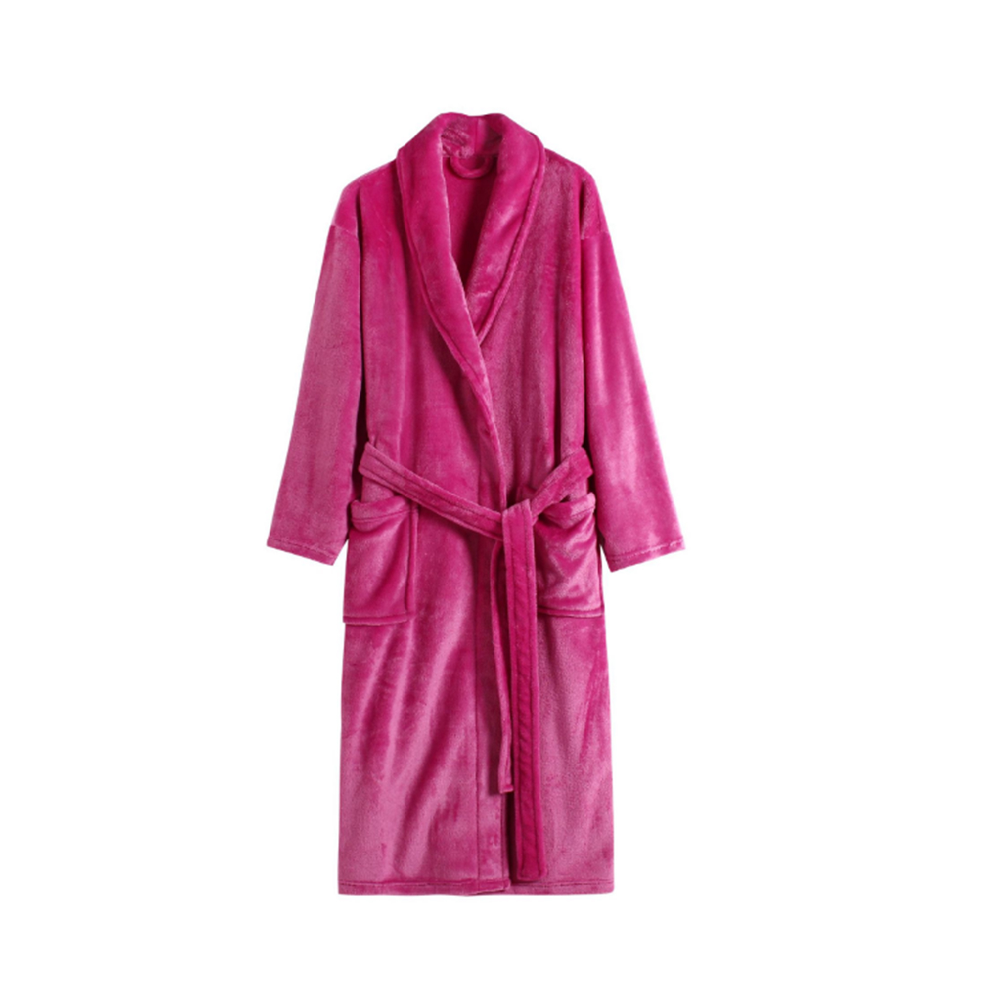 MOQ 25 PCS Soft Long Flannel Nightgown Bathrobe 17