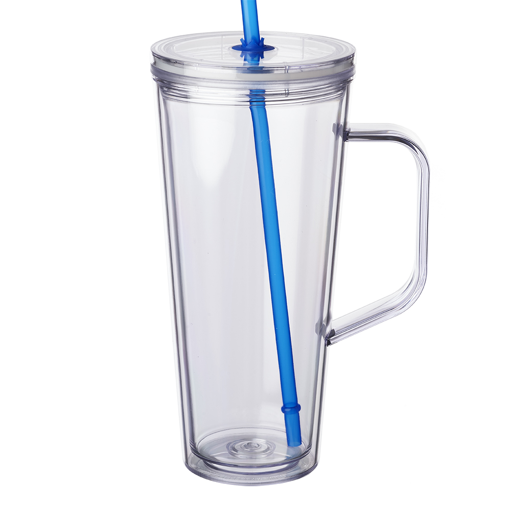 24 oz. Tilden Plastic Tumbler with Handle