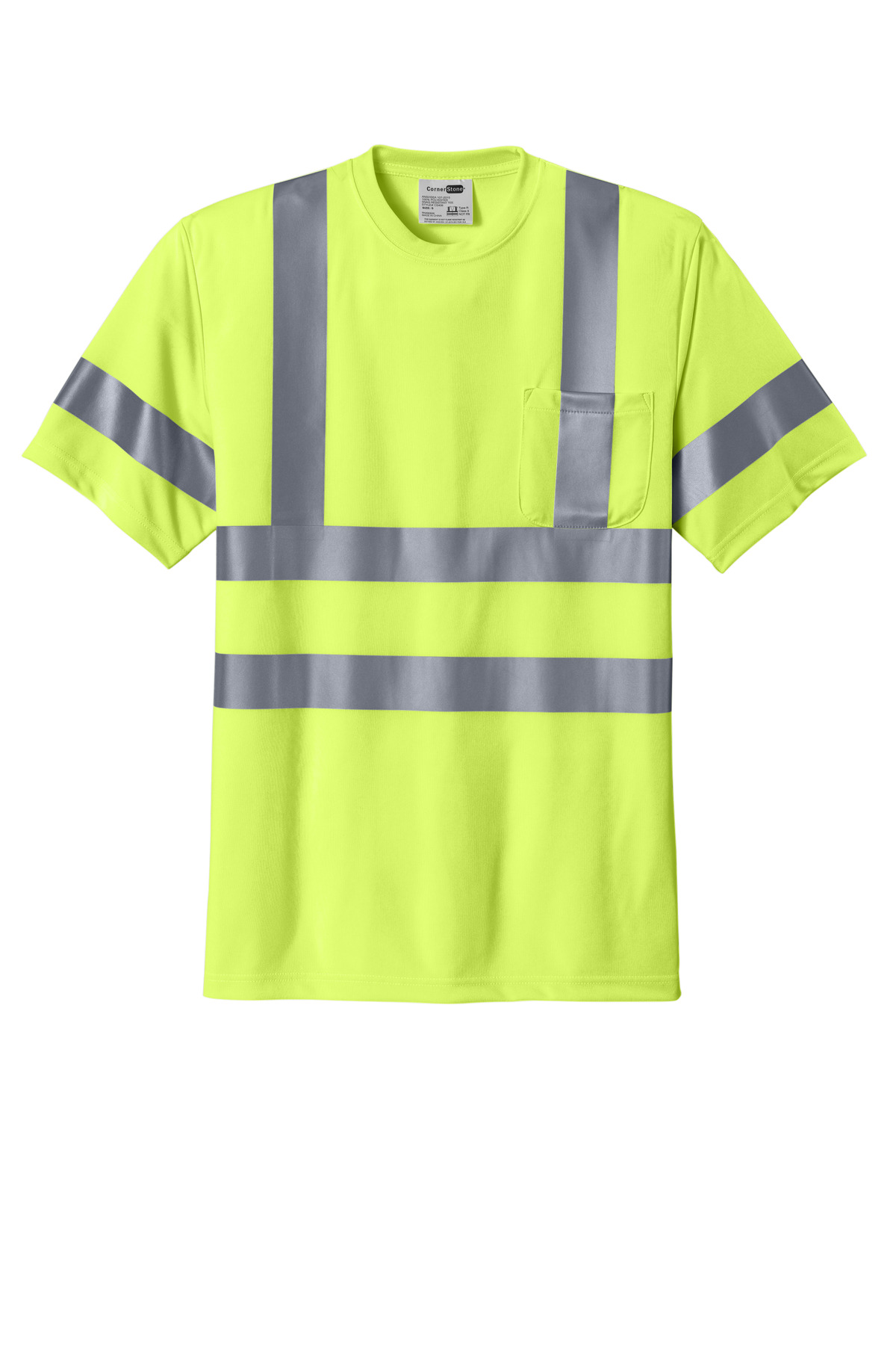 CornerStone - ANSI 107 Class 3 Short Sleeve Snag-Resistant Reflective T-Shirt. CS408 13
