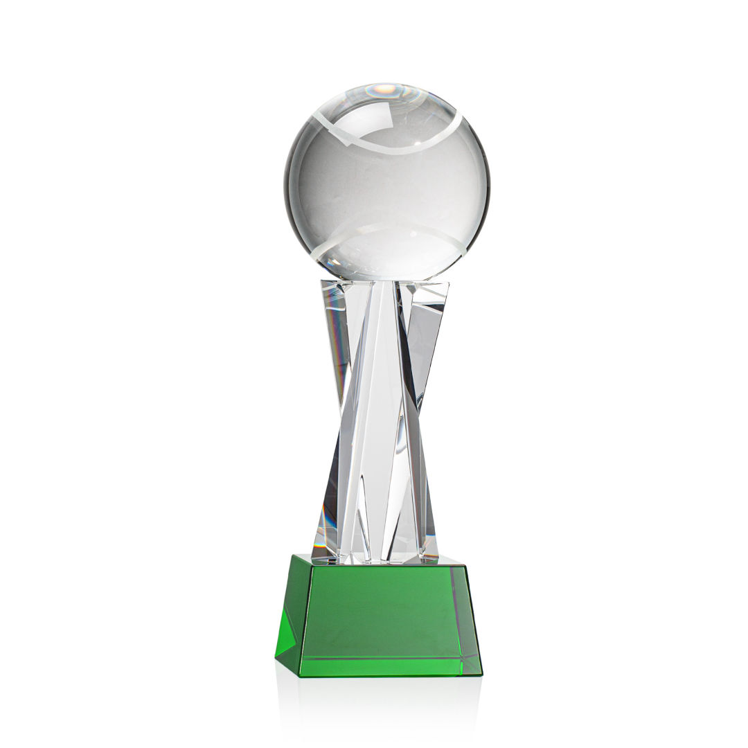 Tennis Ball Award on Grafton Base - Green 10