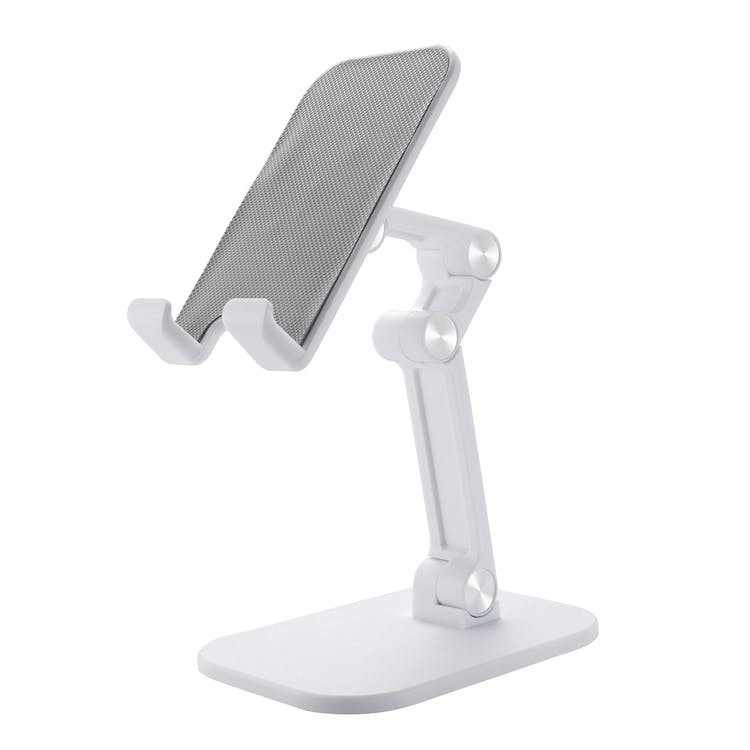 Foldable Tablet & Phone Stands - White Universal Compatibility 2