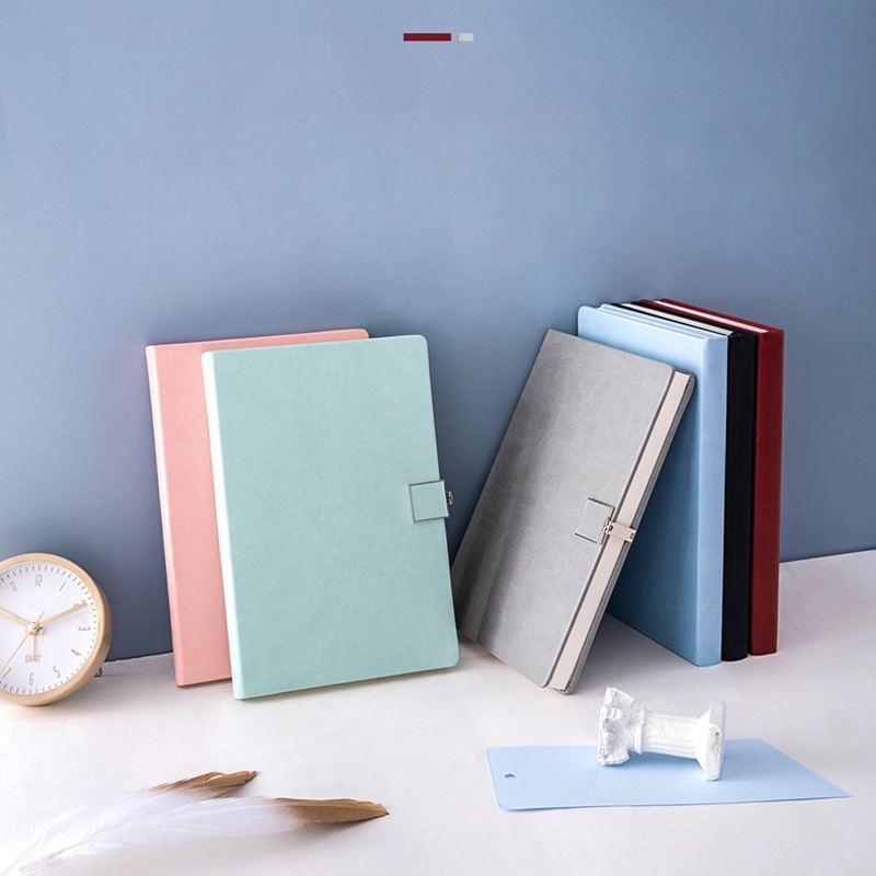 PU Leather A5 Business Travel Journal Diary Notebook 9