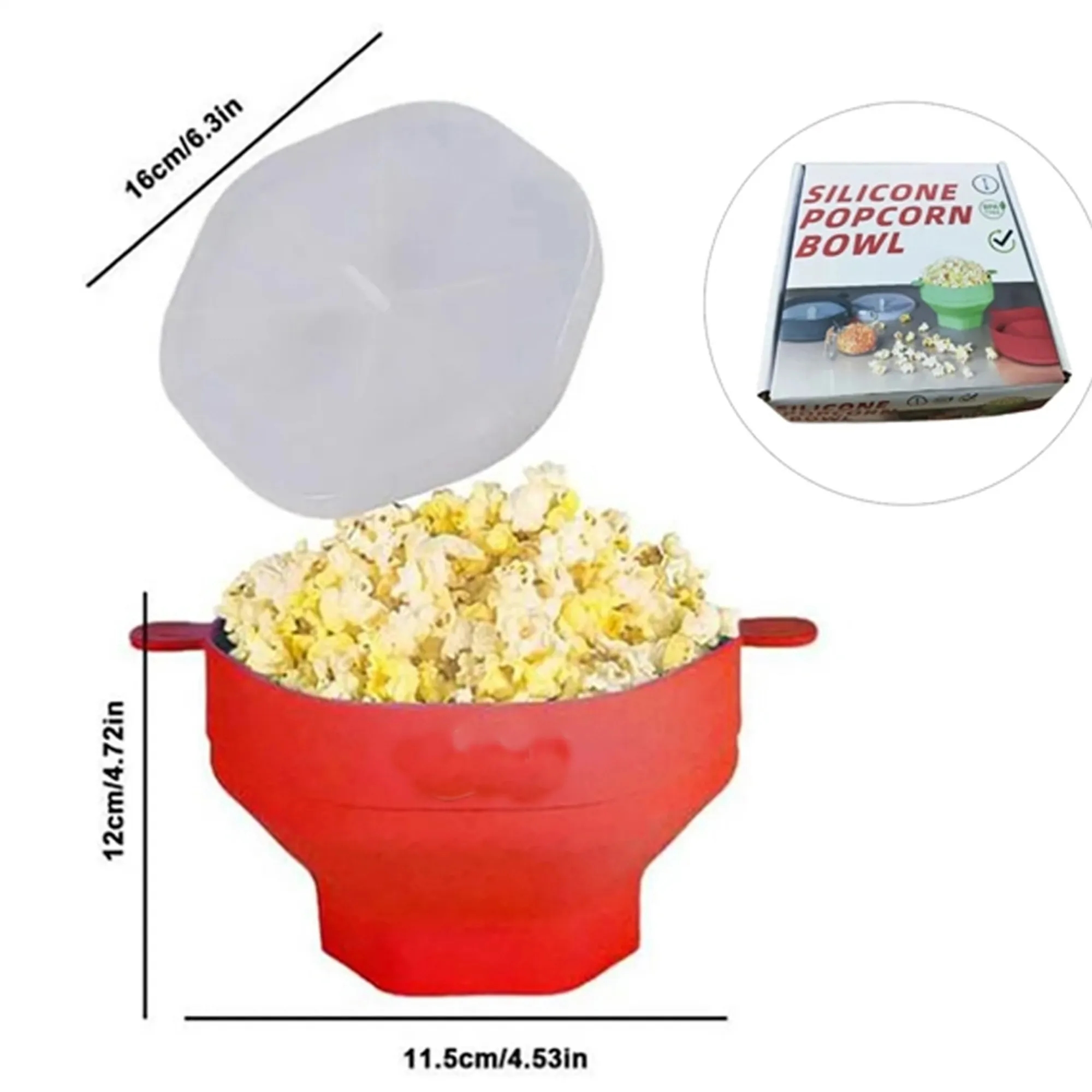 Collapsible Microwave Popcorn Bowl 5