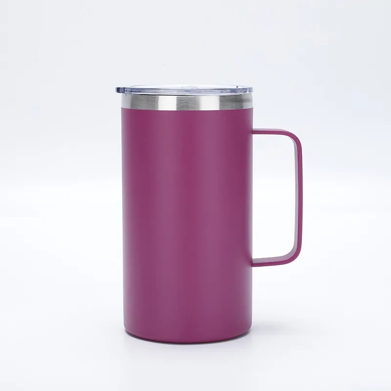 20oz Double Wall Stainless Steel Vacuum Travel Mug 12