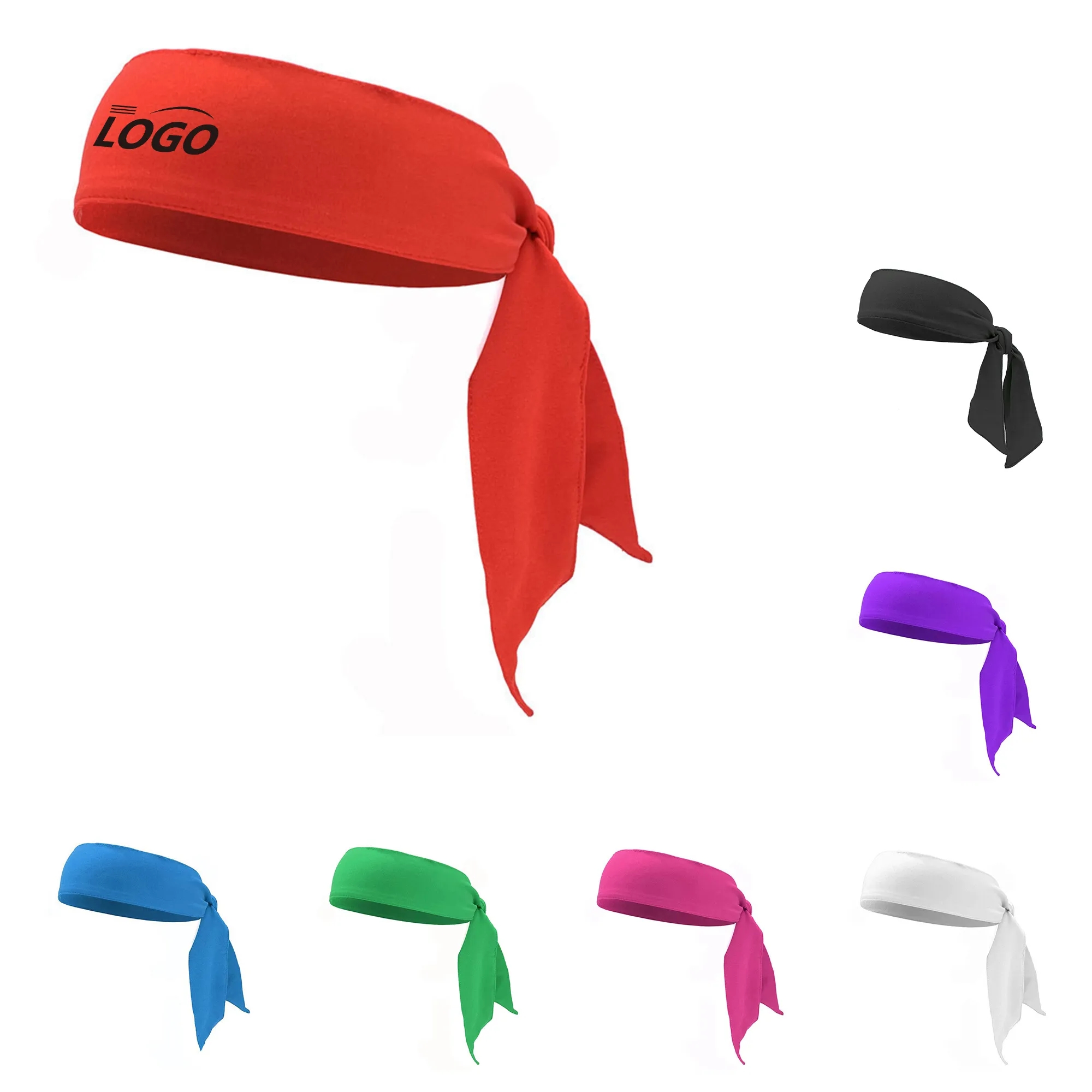 Sport Tie Back Headbands MOQ 20pcs 2