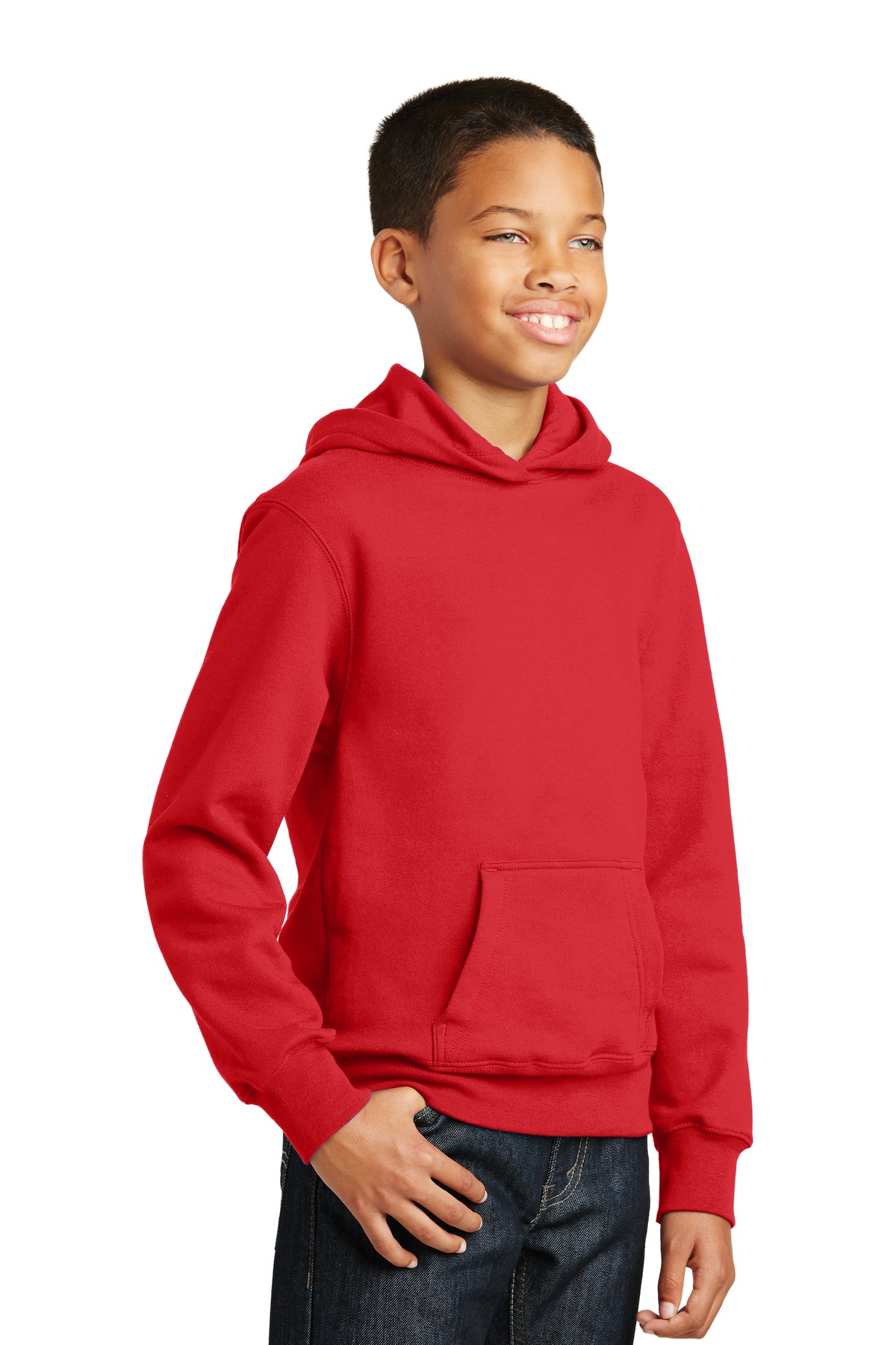 Port & Company® Youth Fan Favorite Fleece Pullover Hooded Sweatshirt 14