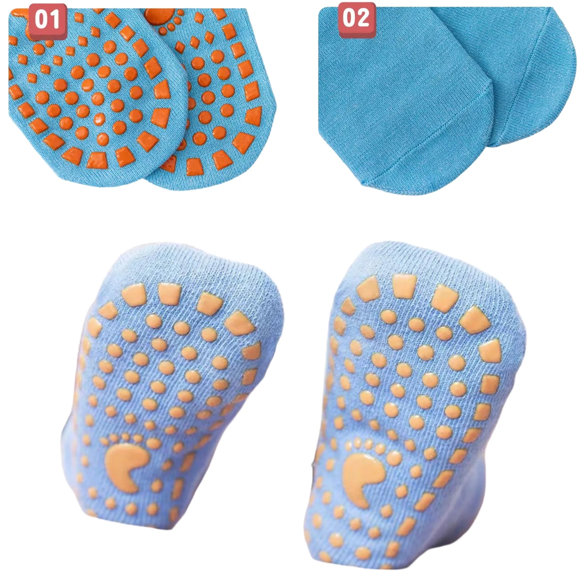 Thin Non-Slip Floor Socks 9