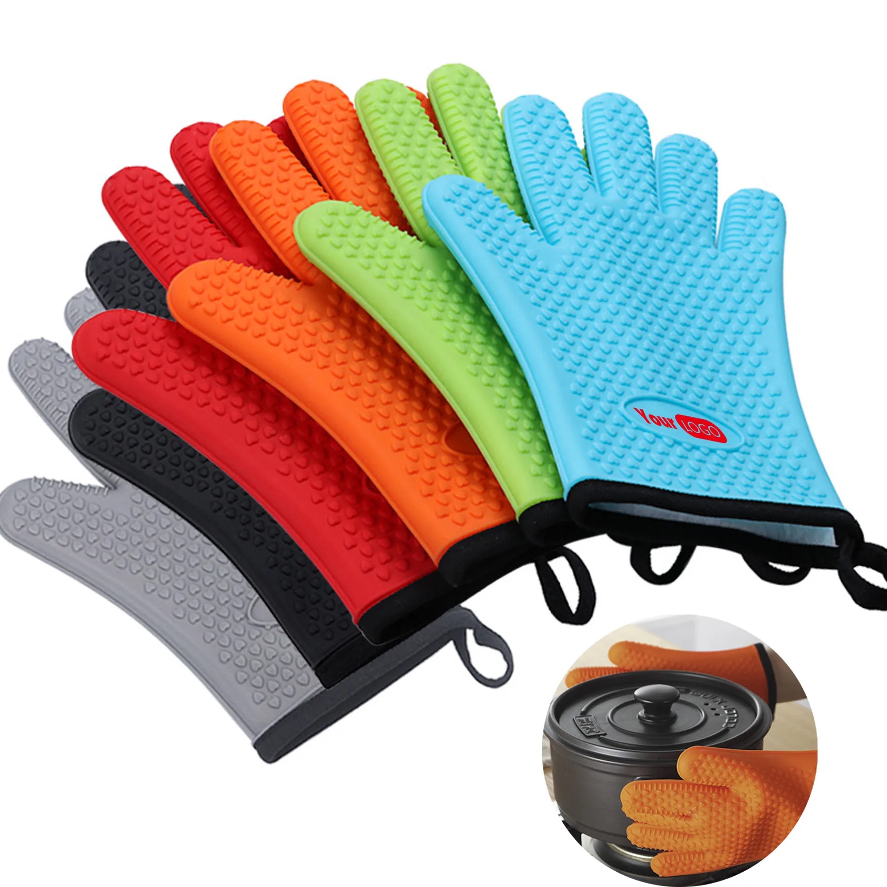 Silicone Insulated 5-Finger Gloves