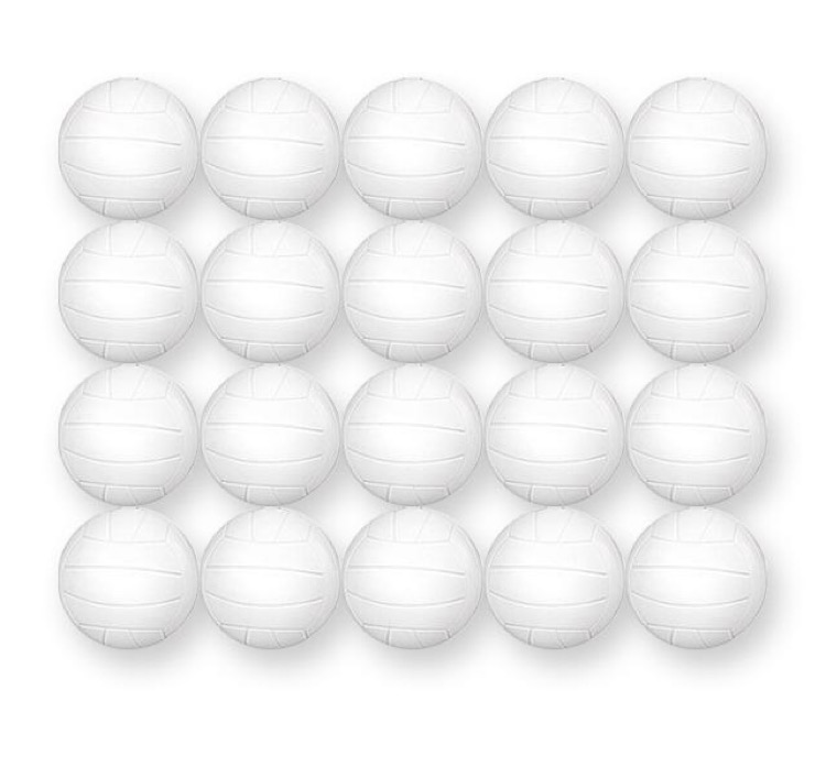 1.6 Inch Volleyball Stress Ball 2