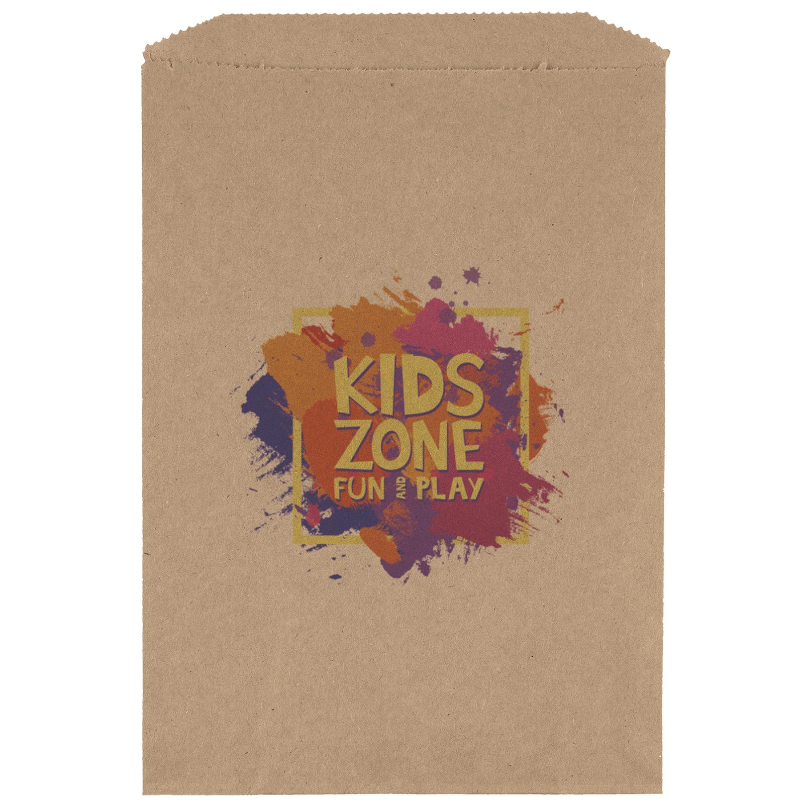 7 1/2W x 10 1/2H Merchandise Bag - Dynamic Color