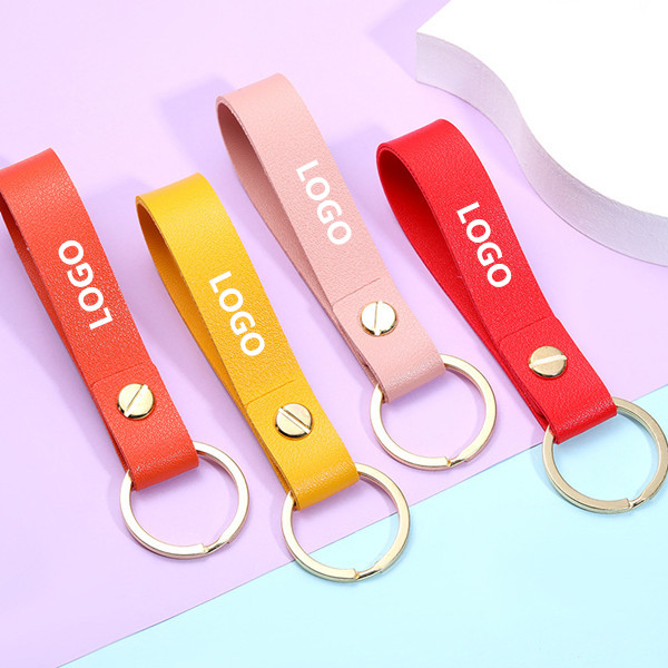 PU leather keychain 1
