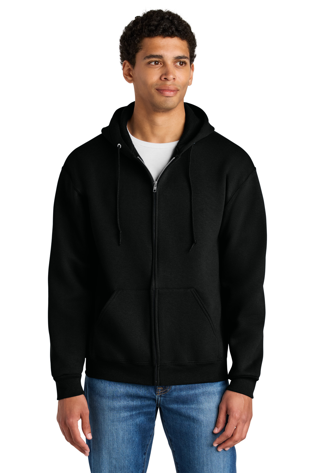Jerzees Rugged Unisex Full-Zip Hooded Sweatshirt Z12M 7