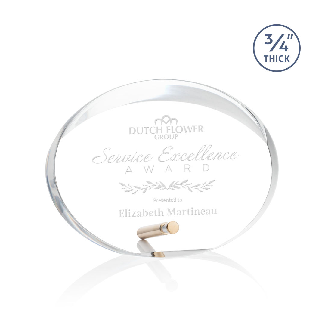 Mosaic Oval Award - Gold 2