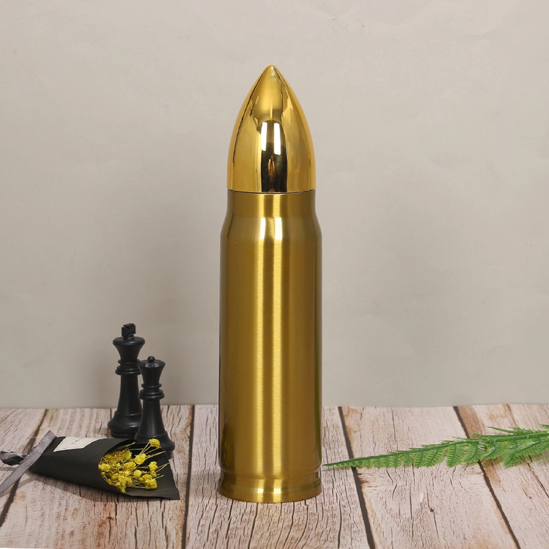 17 oz Double Wall Stainless Steel Vacuum Bullet Water Flask 10