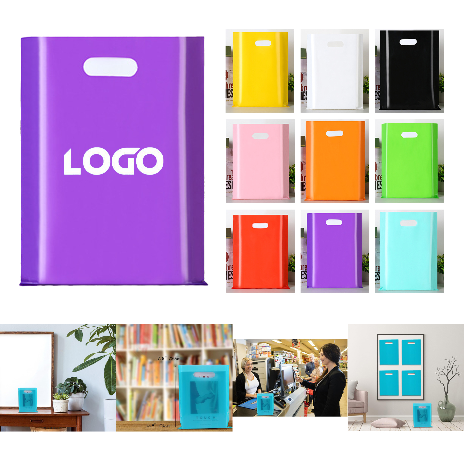 Small Plastic Shopping Bag 2