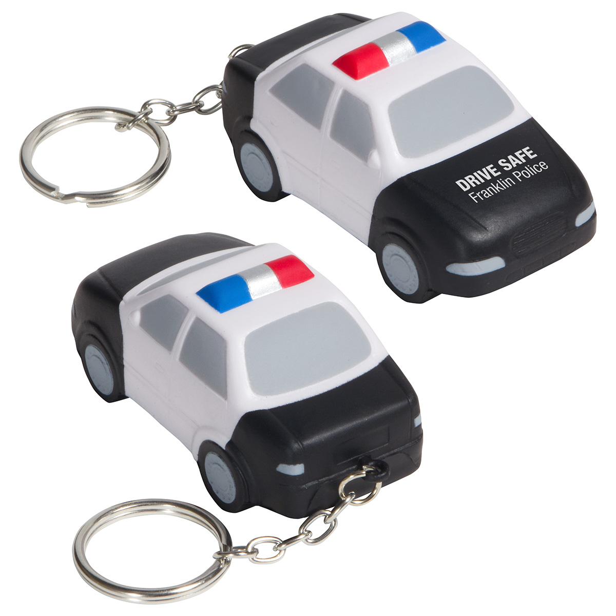 Police Car Stress Reliever Key Chain 2