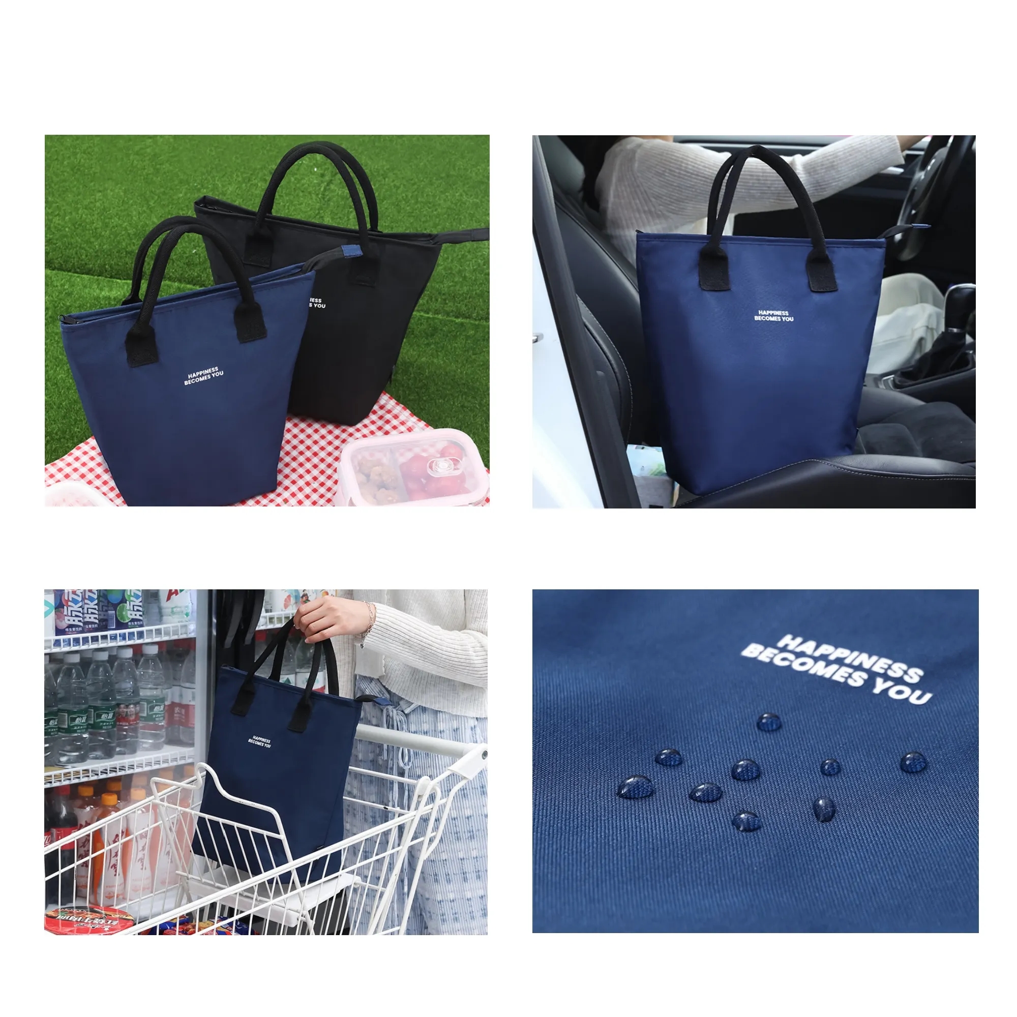 Oxford Waterproof Thermal Tote Bag Large Capacity 1