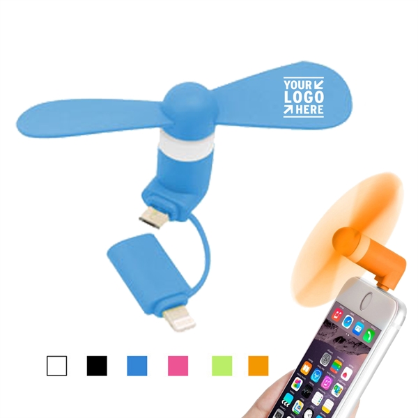 2 in 1 Mini Cellphone Fan 2