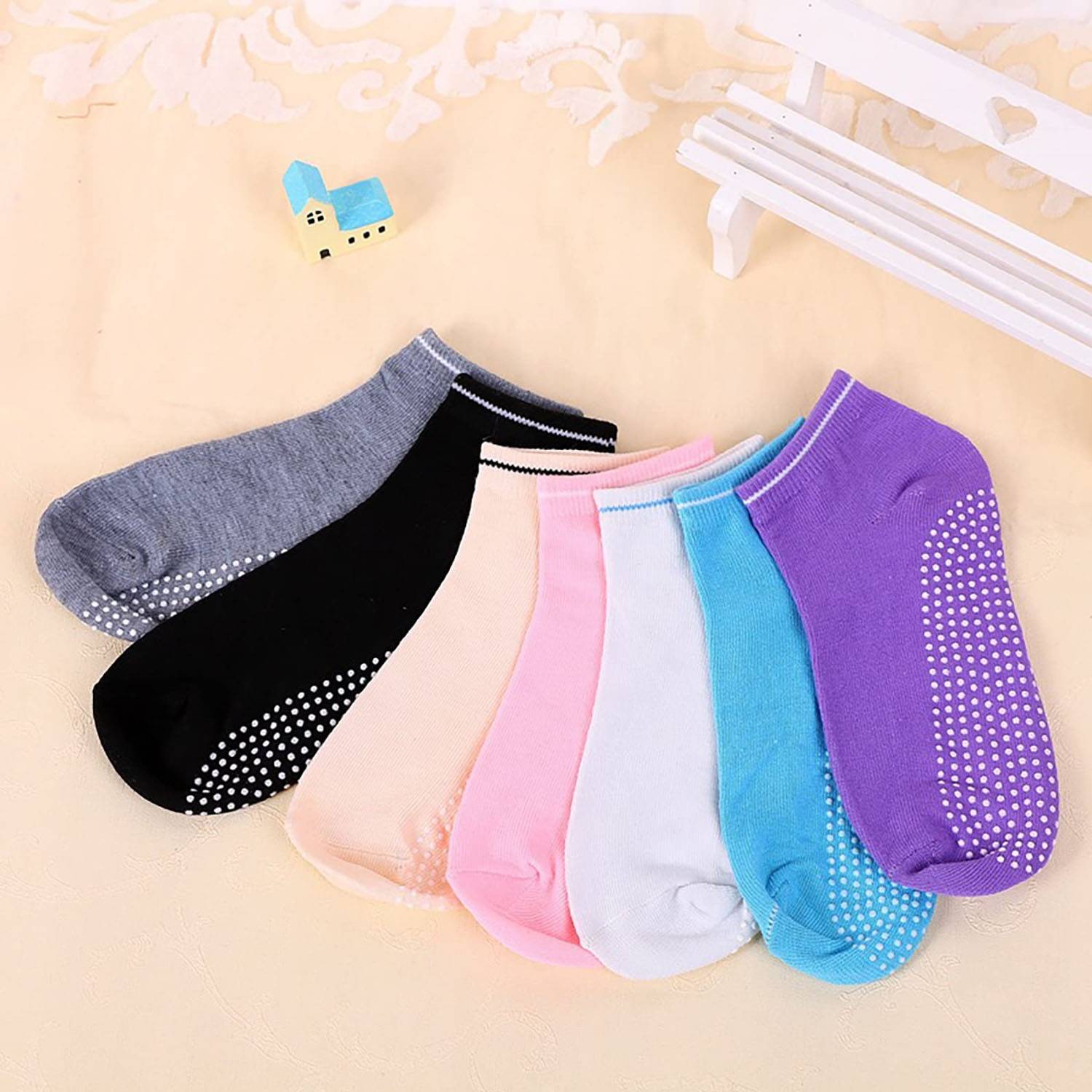 Ankle Grip Yoga Sock 8