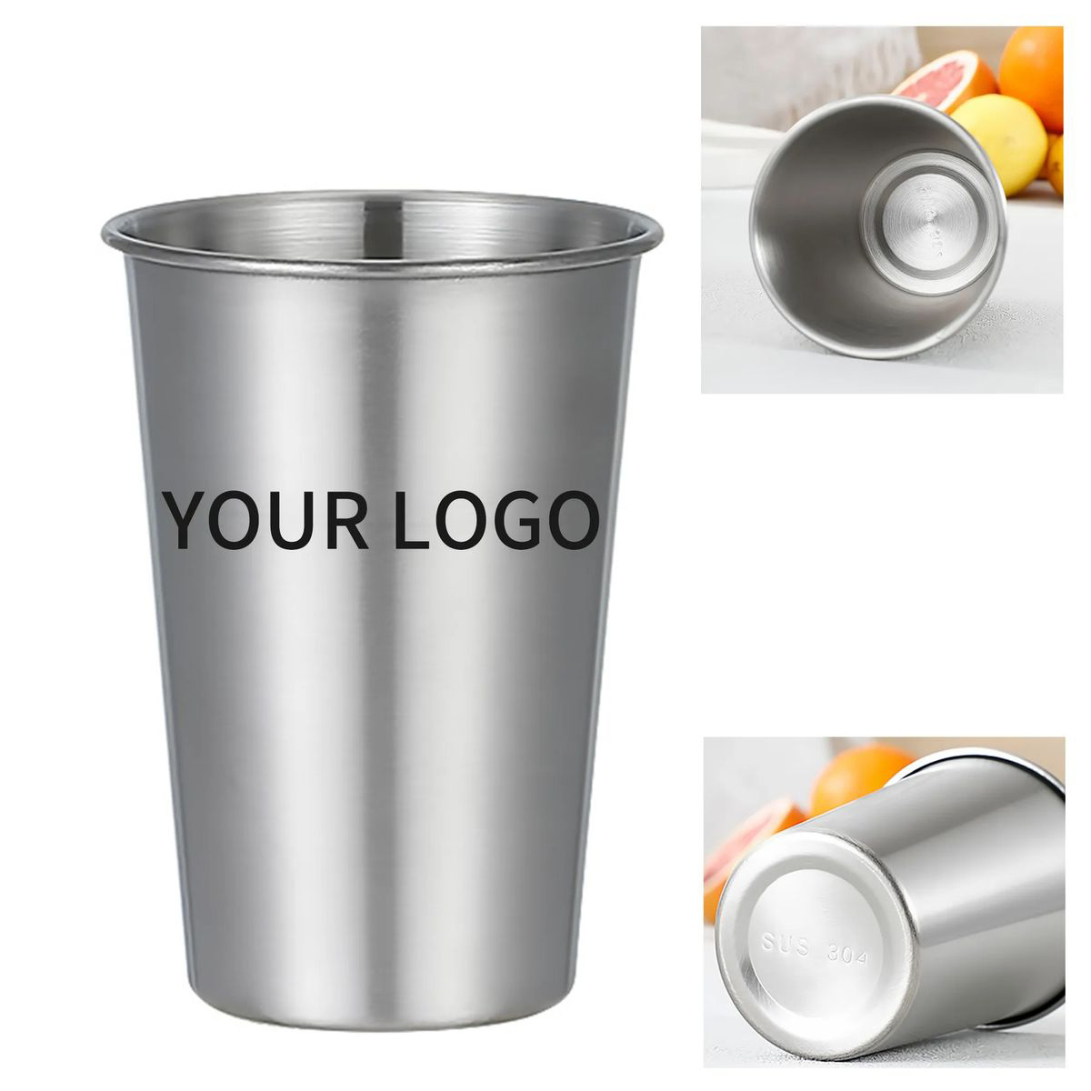 Durable Stainless Steel Cup 16oz for Outdoor Use 3