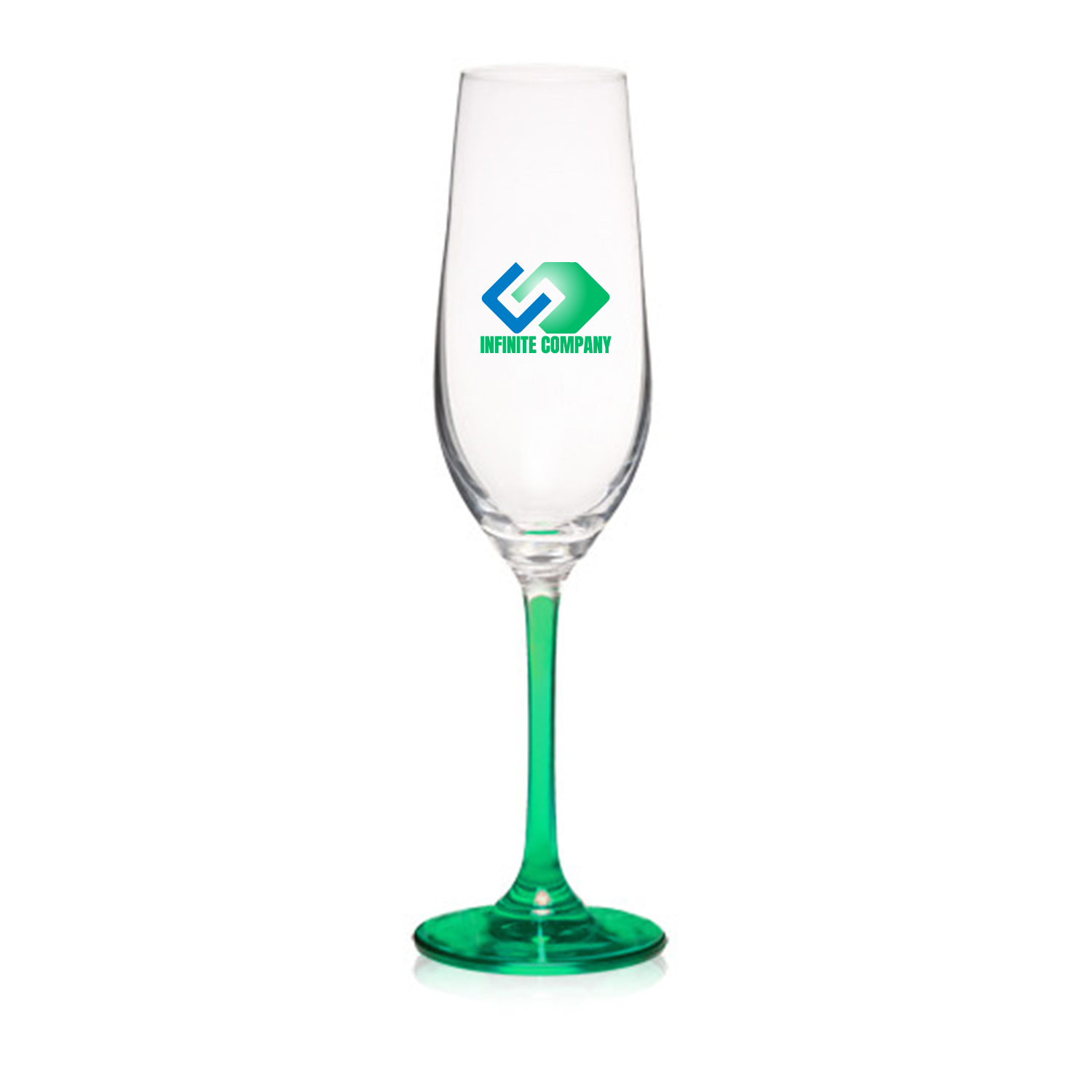 8 oz. Crystal Champagne Glass (Full Color Imprint) 10