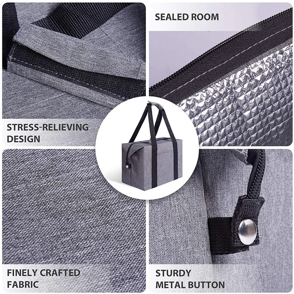 26 L Large Folding Waterproof Insulated Camping Lunch Bag 3