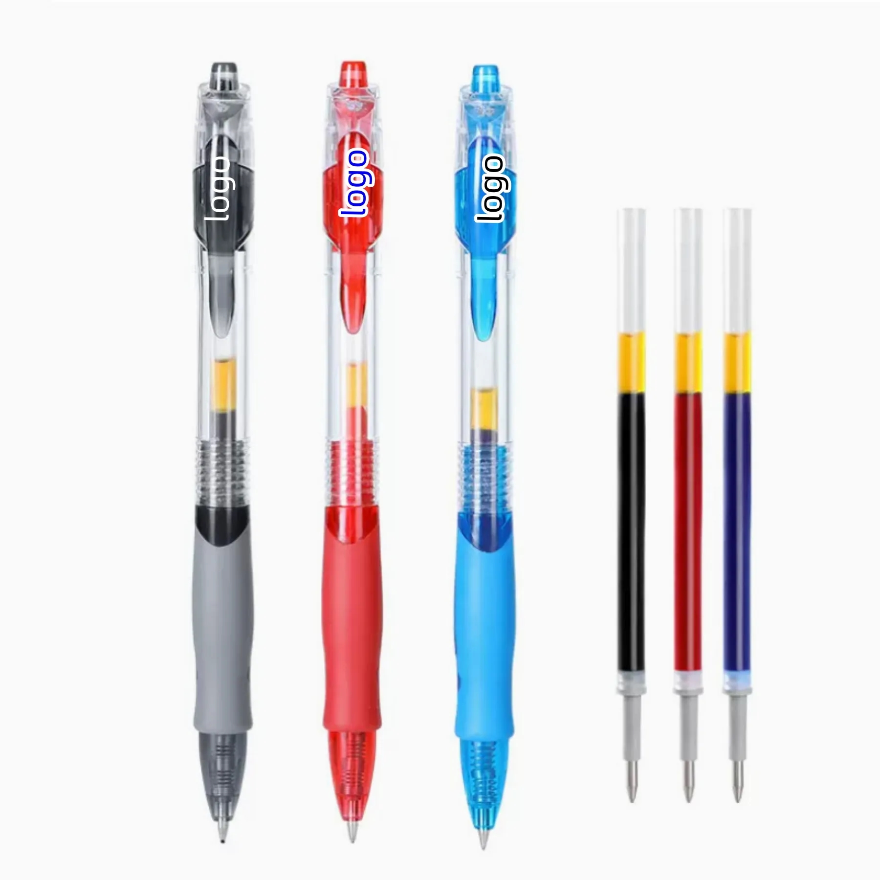 Retractable Medium Point Gel Ink Pens 2