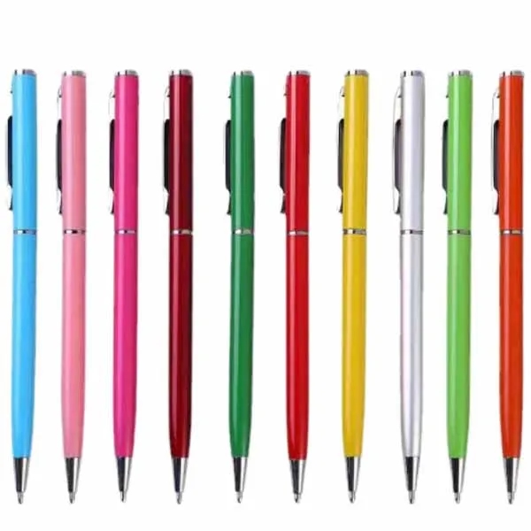 Retractable Promotional Colored Metal Pen 8