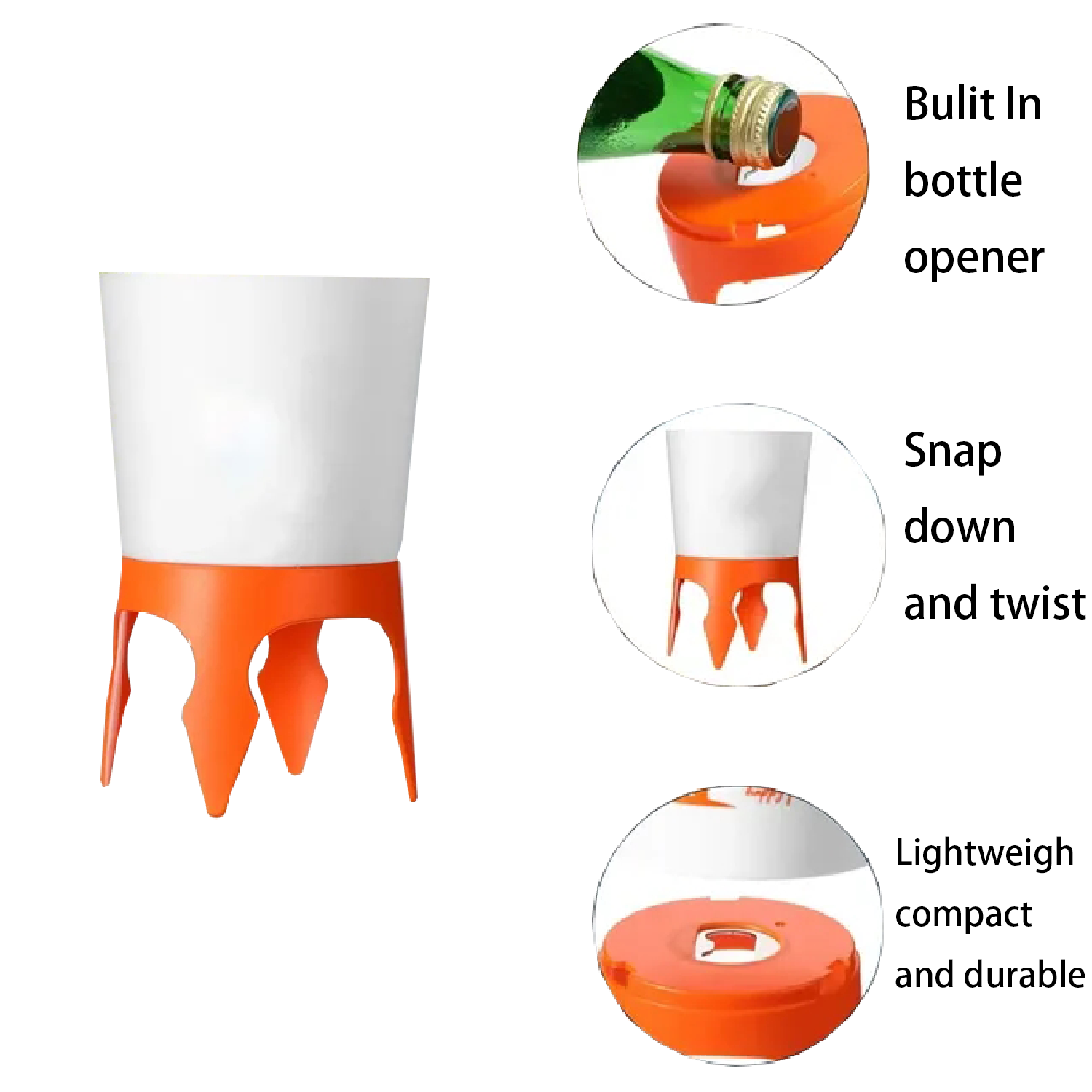 Plastic Beach Cup Holder 2
