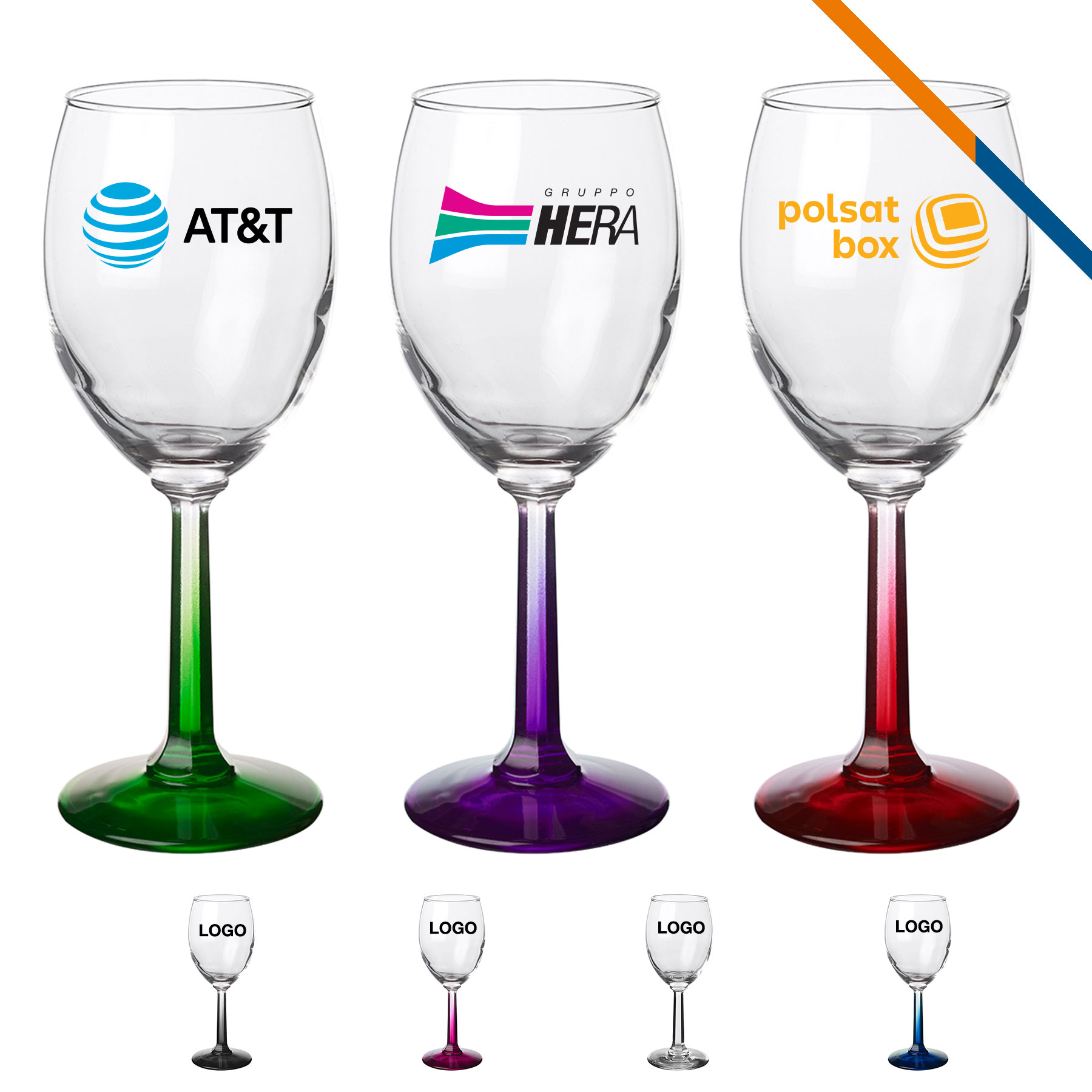Libbey Pedia Wine Glasses - 6.5 OZ. 5
