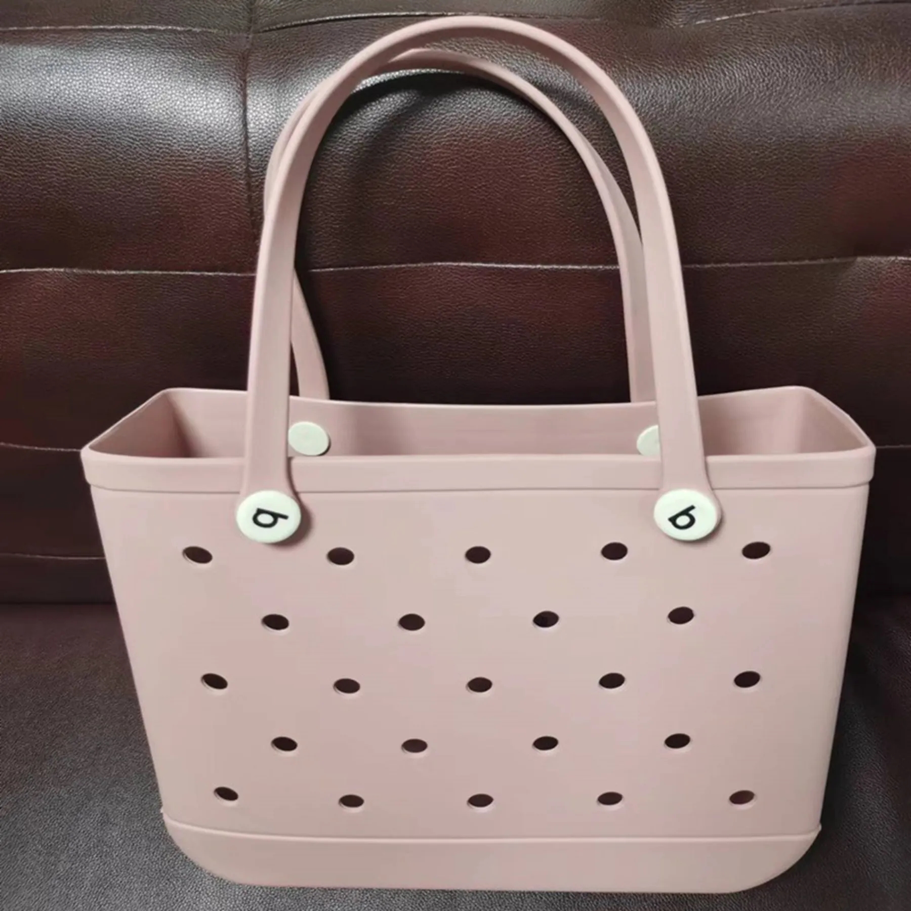 Large EVA Beach Tote Bag with Hole 12