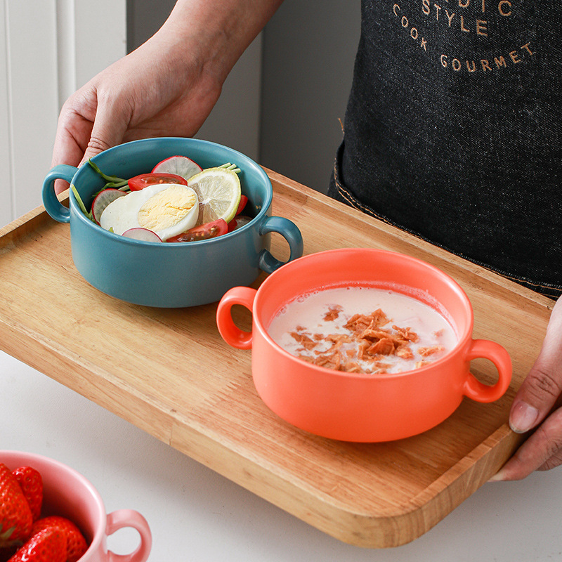 9 OZ Soup Bowls with Handles 3