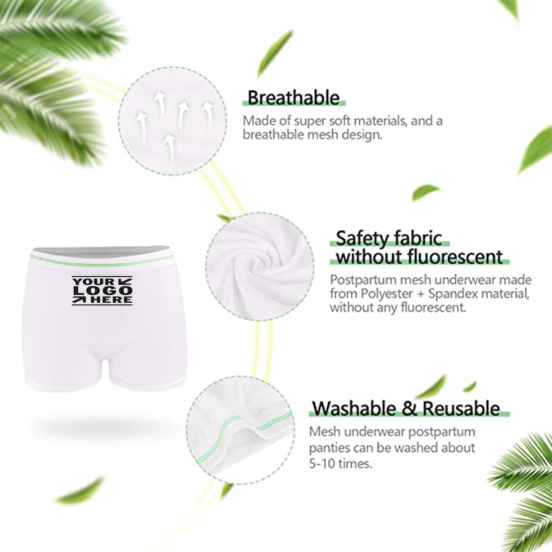 High Waist Disposable Maternity Pants 2