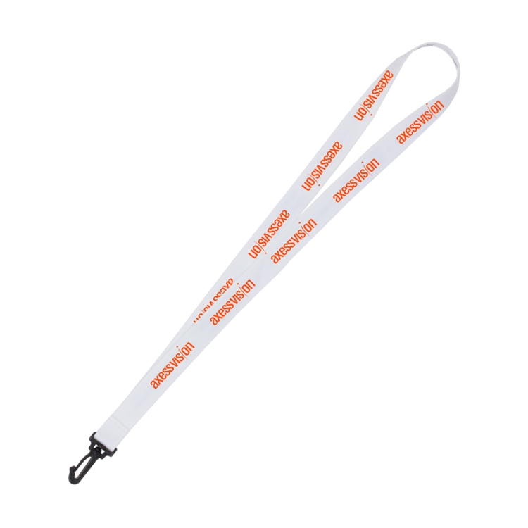 "AURORA" 3/4" Super Soft Polyester Silkscreen Lanyard (Overseas Production 8-10 Weeks) 2