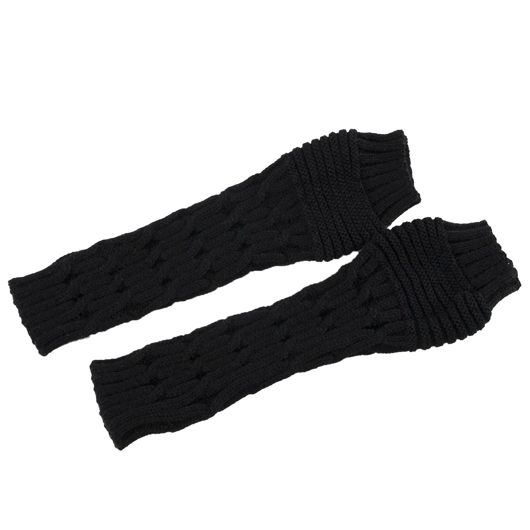 Knitted Fingerless Warmer Sleeves 6