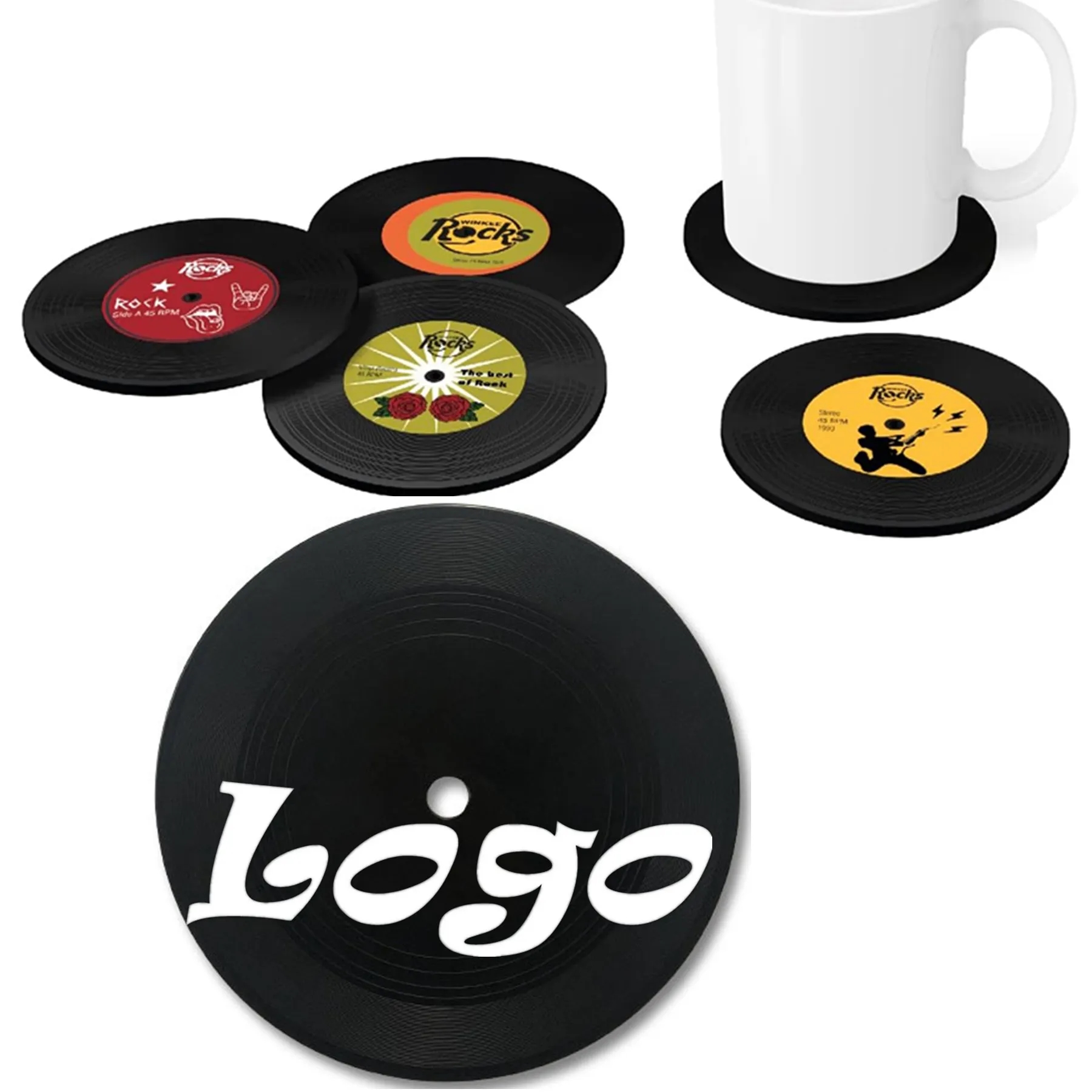 Record Coasters 2