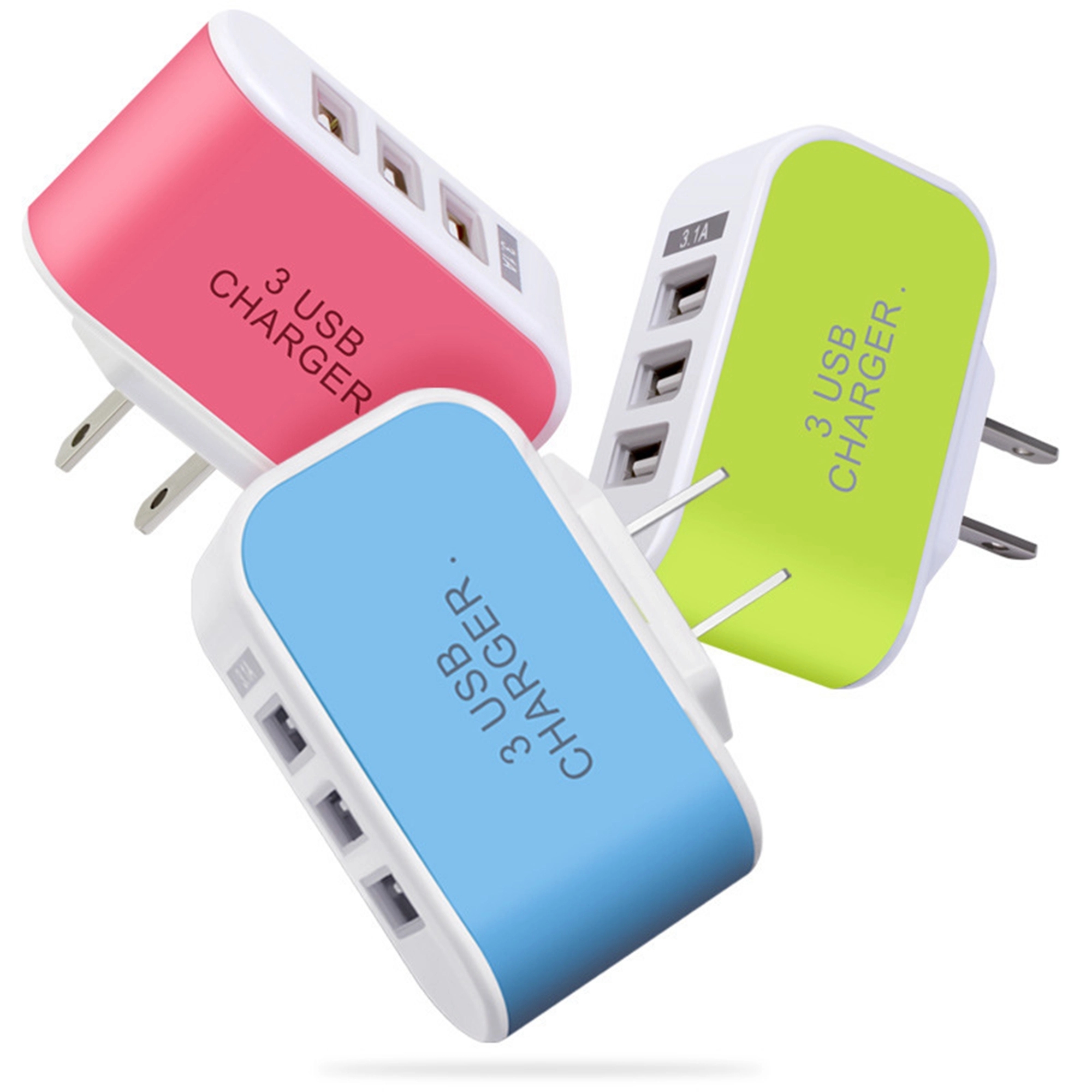Cell Phone USB Fast Wall Charger Block 8